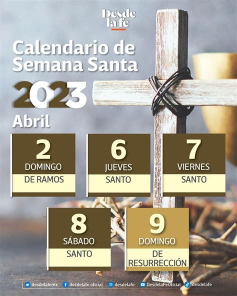 cuando cae la semana santa